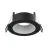 Noxion LED Spot Ares Diep ring Zwart - met Binnenring Wit | Zaagmaat 68mm - incl. GU10 Fitting